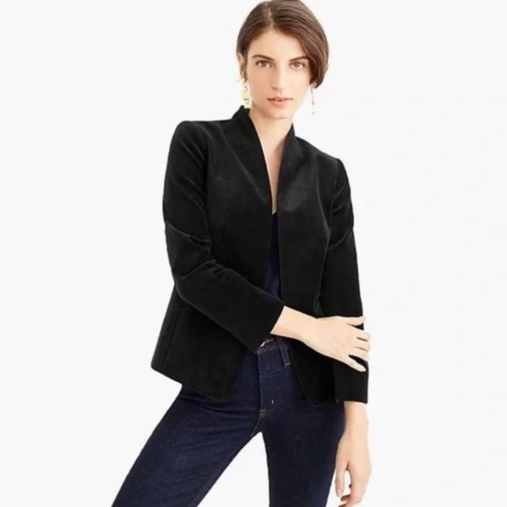 J.CREW 365 Going Out Velvet Blazer size 6 - Picture 5 of 9